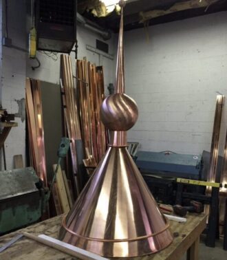 Custom Copper Finial Spire Fabrication Woburn MA