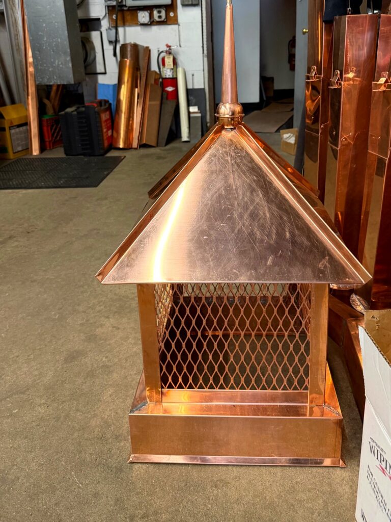 PJS Copper Chimney Cap 06 Pagoda Workshop Fabrication